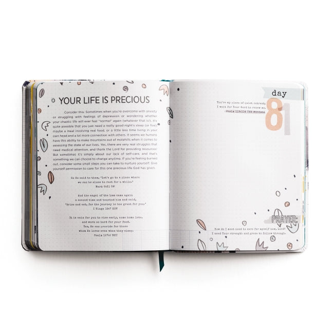 100 Days of Less Hustle, More Jesus: A Devotional Journal (100 Daily Devotions with Bible Verses, Journaling Space, and Prayers)