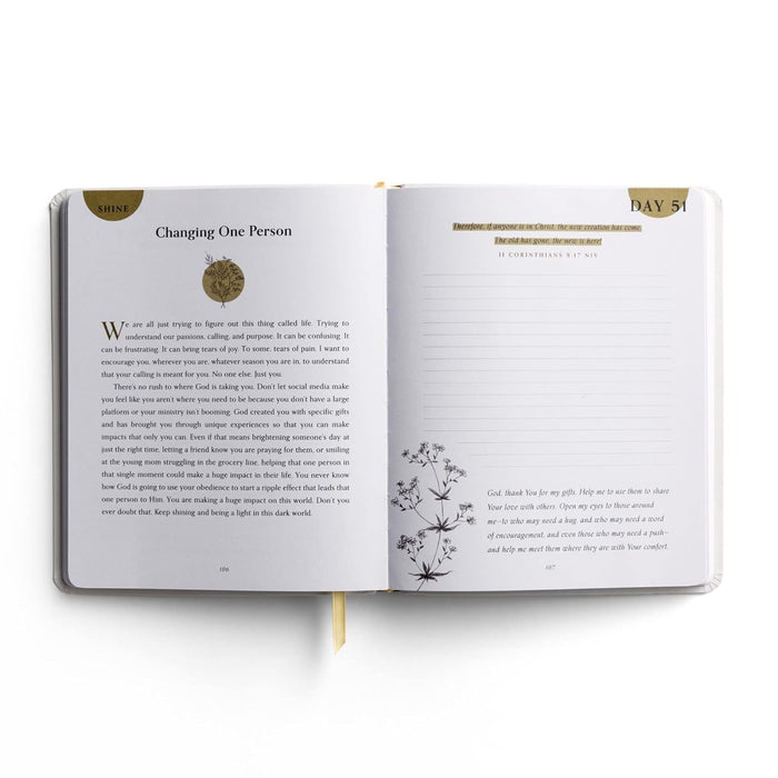 100 Days of Living Deeply Rooted: A Devotional Journal (100 Daily Devotions with Bible Verses, Journaling Space, and Prayers)