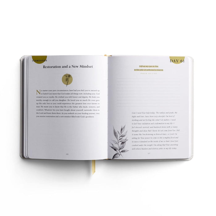100 Days of Living Deeply Rooted: A Devotional Journal (100 Daily Devotions with Bible Verses, Journaling Space, and Prayers)