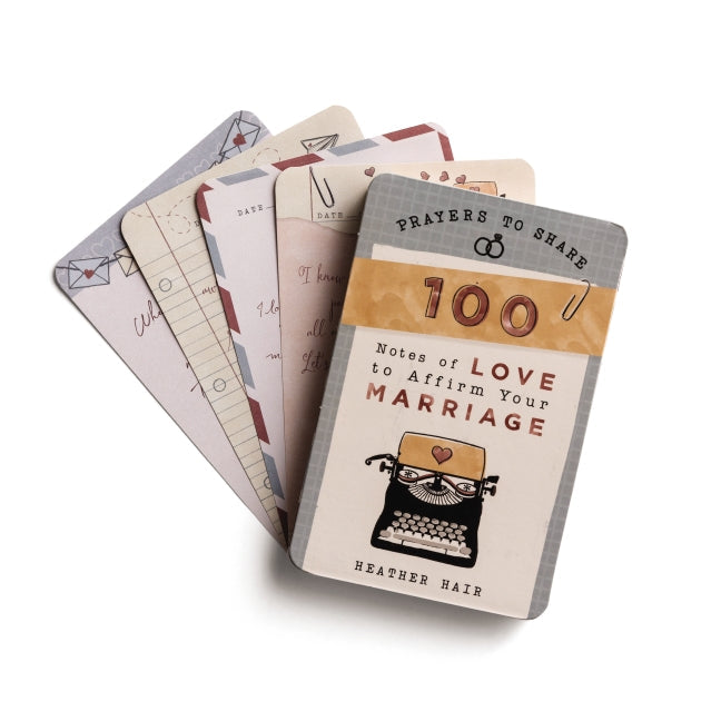 100 Notes of Love to Affirm Your Marriage: Prayers to Share (Shareable Messages of Encouragement with a Prayer, Scripture, and Inspirational Quote)