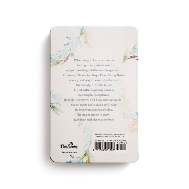 100 Pass-Along Notes for Hope: Prayers to Share (Shareable Messages of Encouragement with a Prayer, Scripture, and Inspirational Quote)