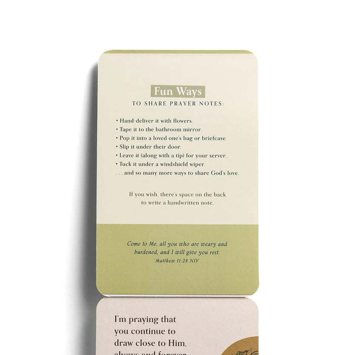 100 Pass-Along Notes to Breathe & Release: Prayers to Share (Shareable Messages of Encouragement with a Prayer, Scripture, and Inspirational Quote)