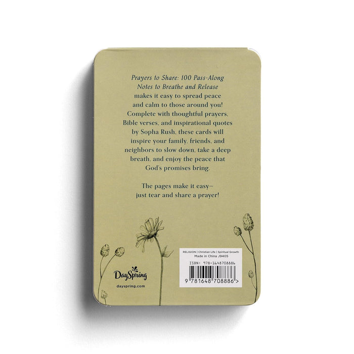 100 Pass-Along Notes to Breathe & Release: Prayers to Share (Shareable Messages of Encouragement with a Prayer, Scripture, and Inspirational Quote)