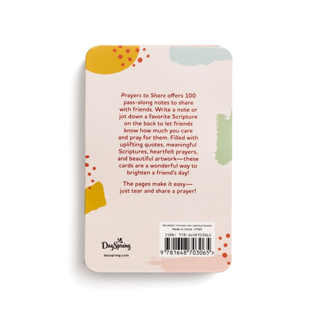100 Pass-Along Notes to Celebrate Friendships: Prayers to Share (Shareable Messages of Encouragement with a Prayer, Scripture, and Inspirational Quote)