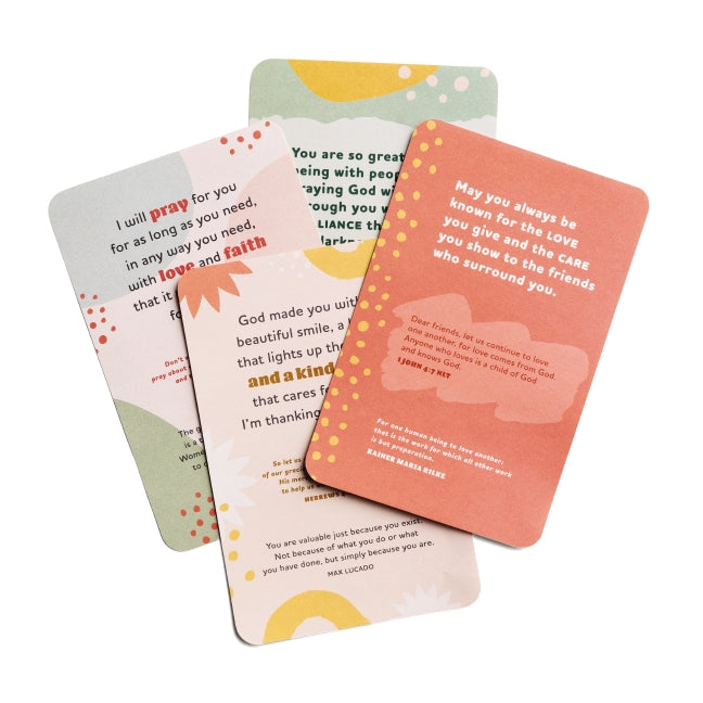 100 Pass-Along Notes to Celebrate Friendships: Prayers to Share (Shareable Messages of Encouragement with a Prayer, Scripture, and Inspirational Quote)