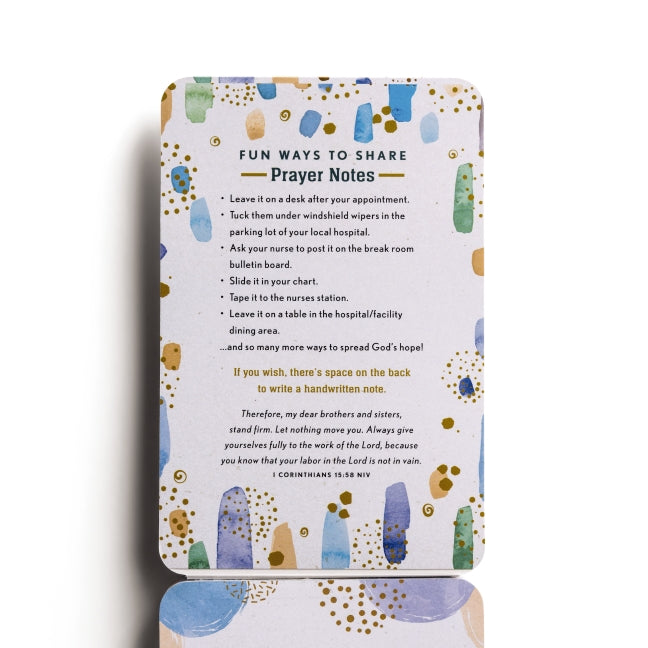 100 Pass-Along Notes to Encourage Healthcare Heroes: Prayers to Share (Shareable Messages of Encouragement with a Prayer, Scripture, and Inspirational Quote)