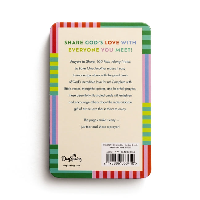 100 Pass-Along Notes to Love One Another: Prayers to Share (Shareable Messages of Encouragement with a Prayer, Scripture, and Inspirational Quote)