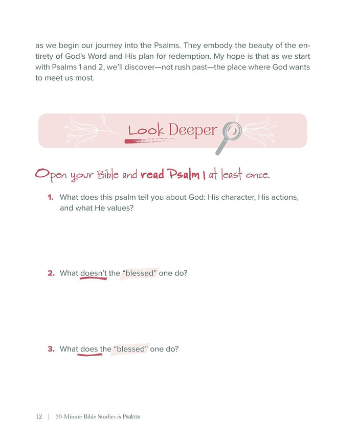 20-Minute Bible Studies in Psalms