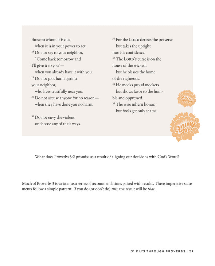 31 Days Through Proverbs: Wisdom for Every Day