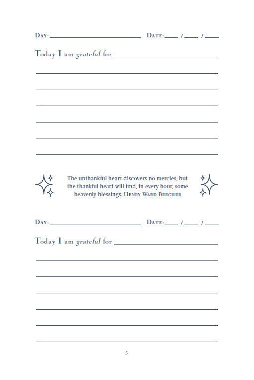 5-Minute Gratitude Journal
