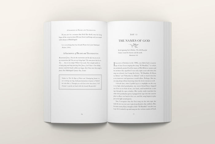 A Sacrifice of Praise and Thanksgiving: 30 Days of Rejoicing in God’s Goodness