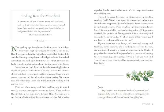An Untroubled Heart: Calming Anxiety and Finding God's Peace (A 30-Day Morning and Evening Devotional)