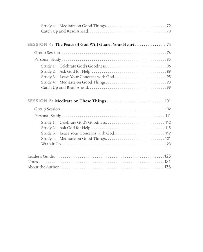 Anxious for Nothing Bible Study Guide plus Streaming Video, Updated Edition: Finding Calm in a Chaotic World