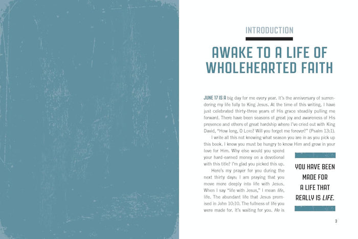 Awake and Alive: A 30-Day Challenge to Revive Your Faith (A Daily Devotional)
