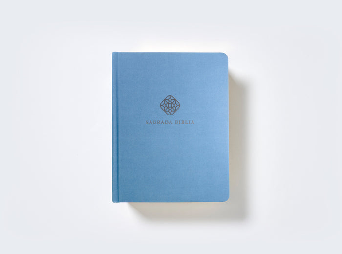 Biblia Católica de apuntes, Tapa dura/tela, Azul, Comfort Print