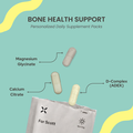 PlexusDx Bone Health Support personalized daily supplement pack for skeletal strength with calcium and vitamin D