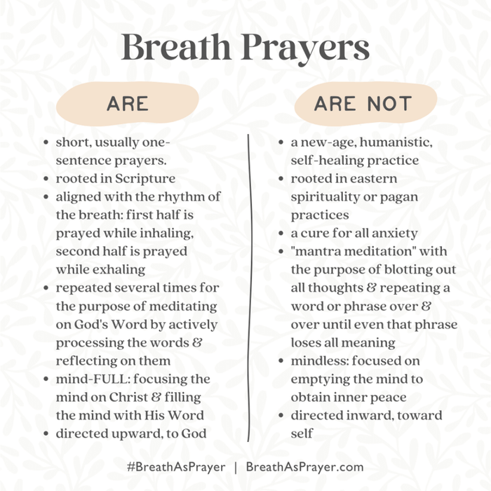 Breath as Prayer: Calm Your Anxiety, Focus Your Mind, and Renew Your Soul (80+ Breath Prayers and Devotional Meditations) – The Perfect Christian Gift for Women