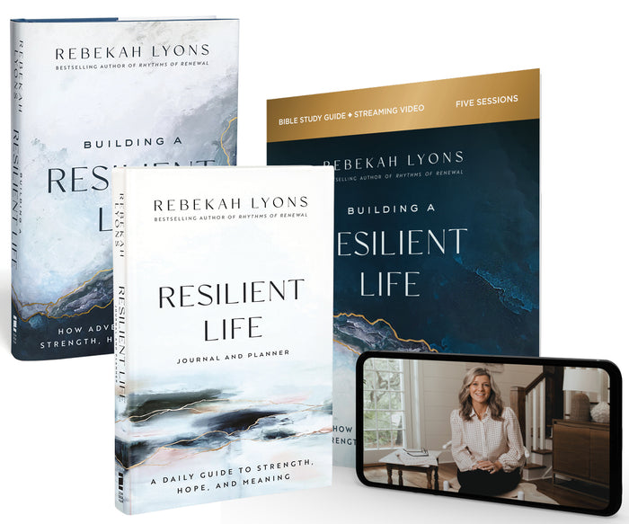 Building a Resilient Life Book + Study Guide + Planner/Journal Premium Bundle