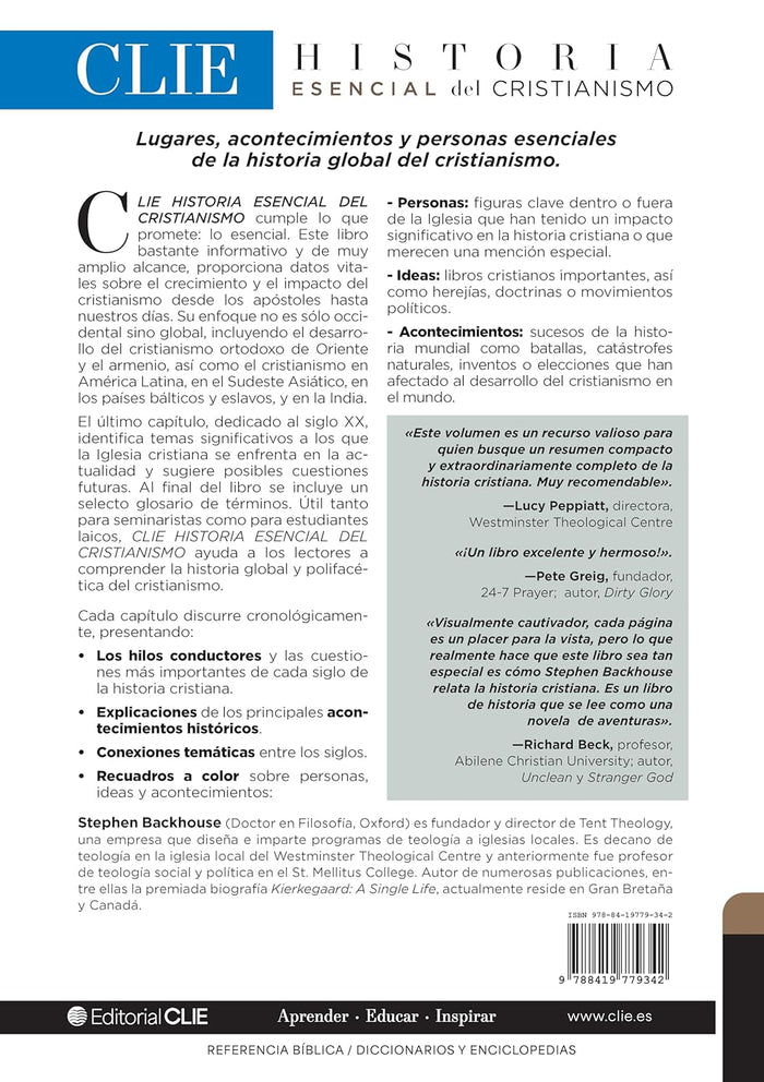 CLIE Historia esencial del cristianismo