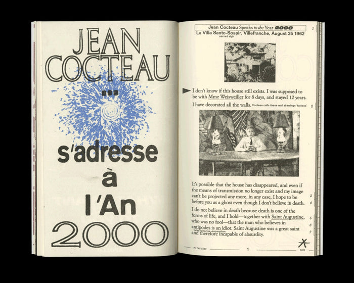 Cocteau Speaks to the Year 2000
