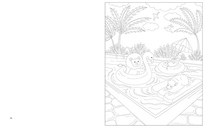 Cozy Critters Coloring Book: What We Were Up to While You Were Out
