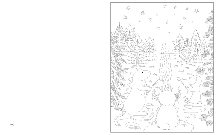 Cozy Critters Coloring Book: What We Were Up to While You Were Out