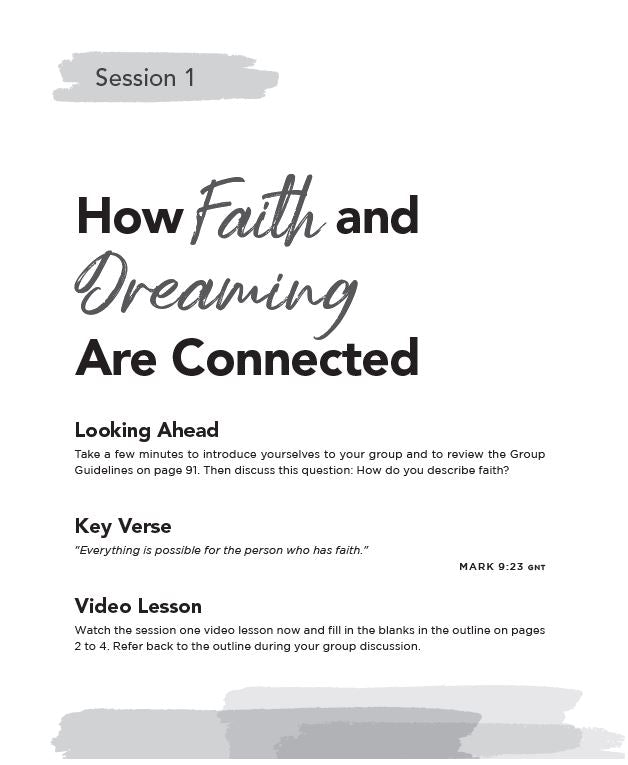 Created to Dream Bible Study Guide plus Streaming Video: The 6 Phases God Uses to Grow Your Faith