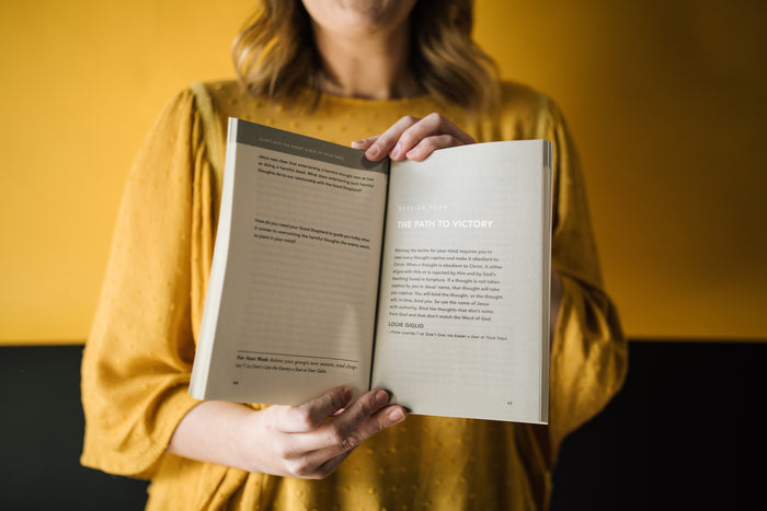 Don’t Give the Enemy a Seat at Your Table Study Guide + Book + Devotional Premium Bundle