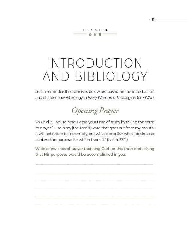 Every Woman a Theologian Workbook: Know What You Believe. Live It Confidently. Communicate It Graciously.