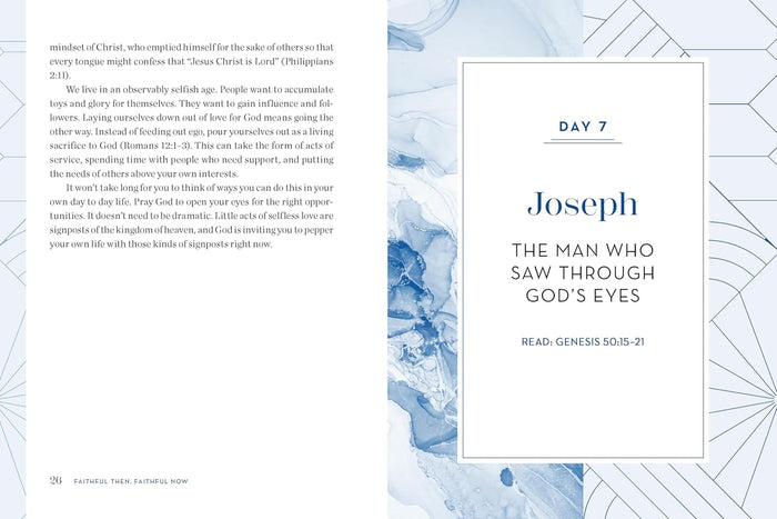 Faithful Then, Faithful Now: Unlock Ancient Wisdom for a Confident Life Today (A 40-Day Devotional)