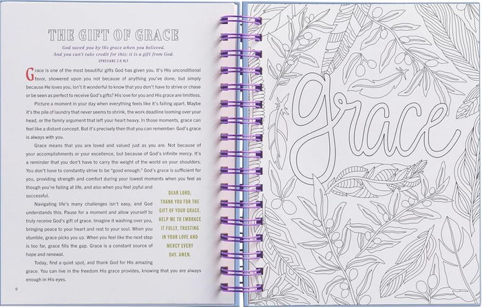 Finding Peace in God's Embrace: Devotional Adult Coloring Book (75 Daily Devotions and Coloring Pages to Quiet Your Soul) – The Perfect Gift for Christian Women