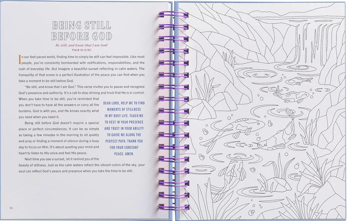 Finding Peace in God's Embrace: Devotional Adult Coloring Book (75 Daily Devotions and Coloring Pages to Quiet Your Soul) – The Perfect Gift for Christian Women