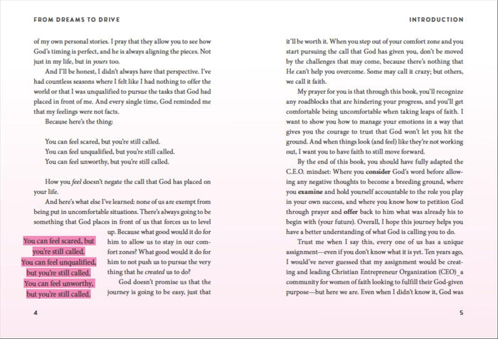 From Dreams to Drive: Trust God’s Plan, Embrace Your Gifts, and Walk in Purpose
