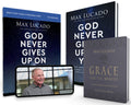 God Never Gives Up On You Study Guide + Book + Journal Bundle