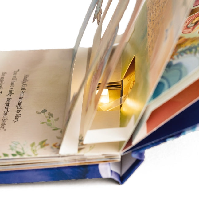 God's Christmas Promise: A Lighted Pop-Up Book