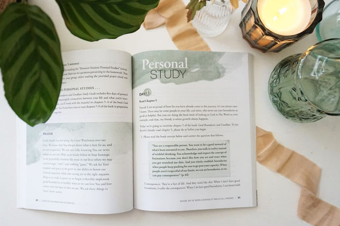 Good Boundaries and Goodbyes Book + Bible Study Guide Bundle