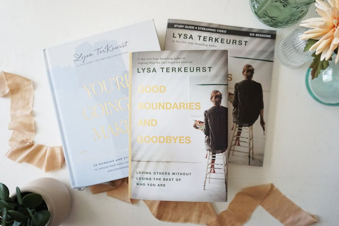 Good Boundaries and Goodbyes Study Guide + Book + Devotional Premium Bundle