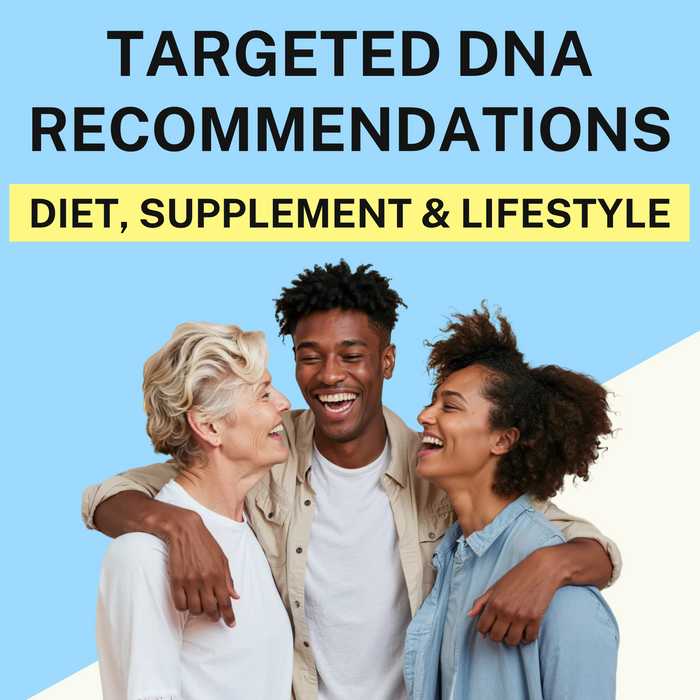 Targeted DNA recommendations: personalized diet, supplement, and lifestyle insights based on your unique genetic results
