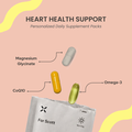 PlexusDx Heart Health Support personalized daily supplement pack for cardiovascular wellness with omega-3 and CoQ10