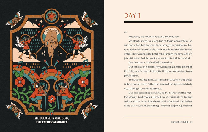 Heaven Meets Earth: A 40-Day Journey of Transformation Through the Nicene Creed (A Devotional)