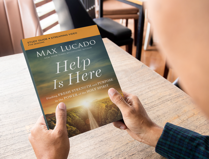 Help Is Here Study Guide + Bible + Book Bundle