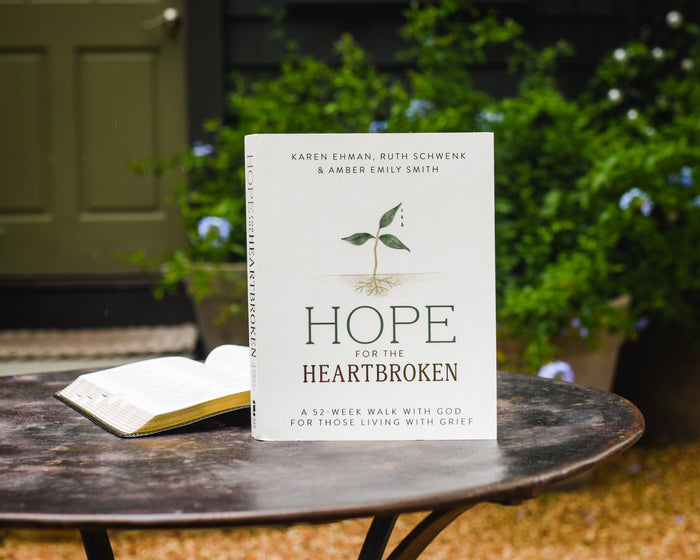 Hope for the Heartbroken: A 52-Week Walk with God for Those Living with Grief (A One-Year Devotional to Begin Healing after Loss)