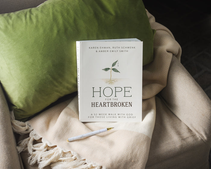 Hope for the Heartbroken: A 52-Week Walk with God for Those Living with Grief (A One-Year Devotional to Begin Healing after Loss)