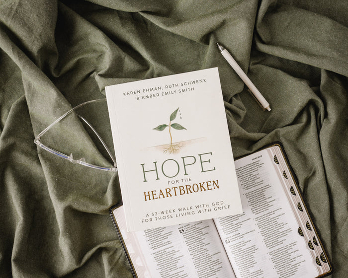 Hope for the Heartbroken: A 52-Week Walk with God for Those Living with Grief (A One-Year Devotional to Begin Healing after Loss)