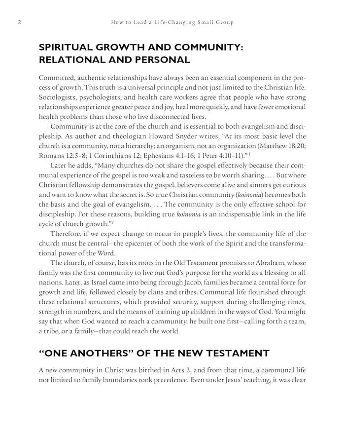 How to Lead a Life-Changing Small Group: Transformational Small Groups Training for Christian Leaders and Ministries
