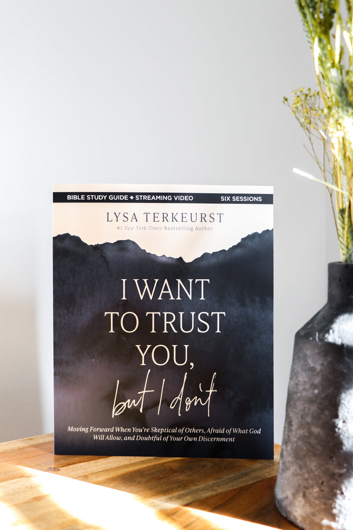 I Want to Trust You But I Don't Study Guide + Book + Devotional Premium Bundle