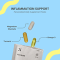 PlexusDx Inflammation Support personalized daily supplement pack for healthy inflammatory response with omega-3 and turmeric