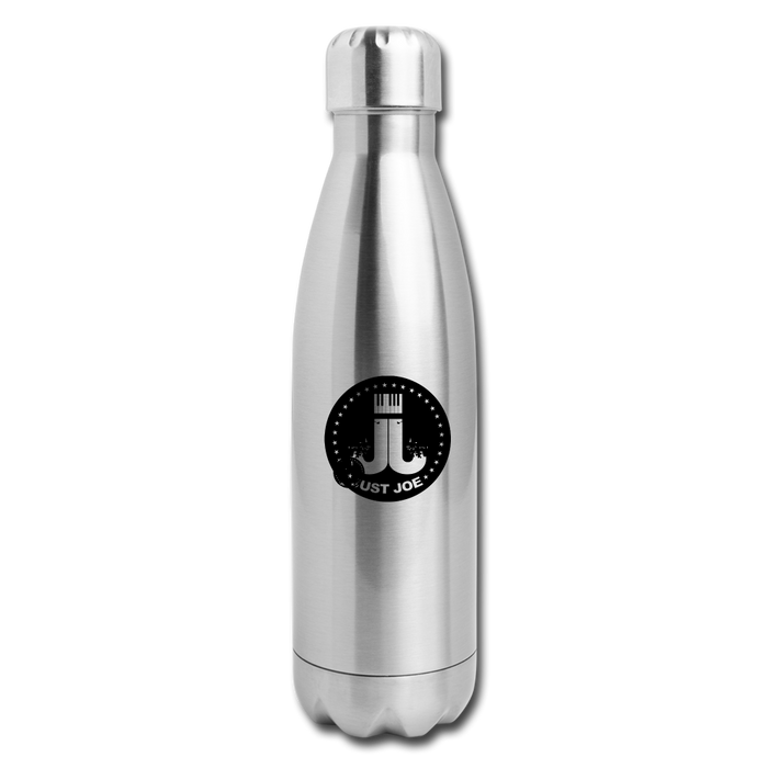 Insulated Stainless Steel Water Bottle - silver