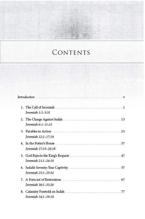 Jeremiah and Lamentations: Judgment and Grace