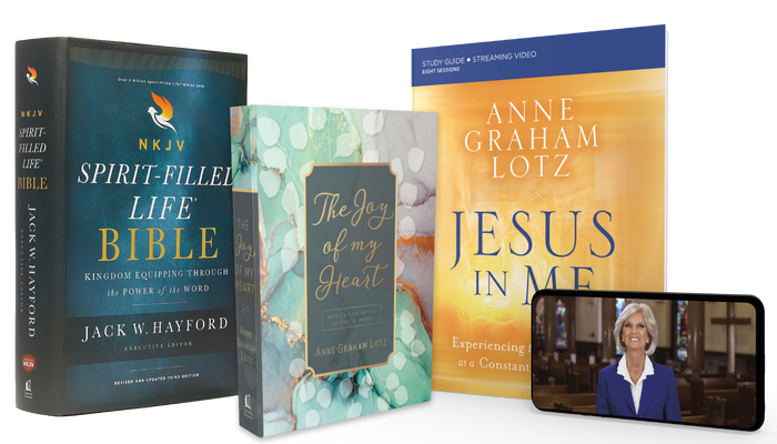 Jesus in Me Study Guide + Devotional + Bible Premium Bundle